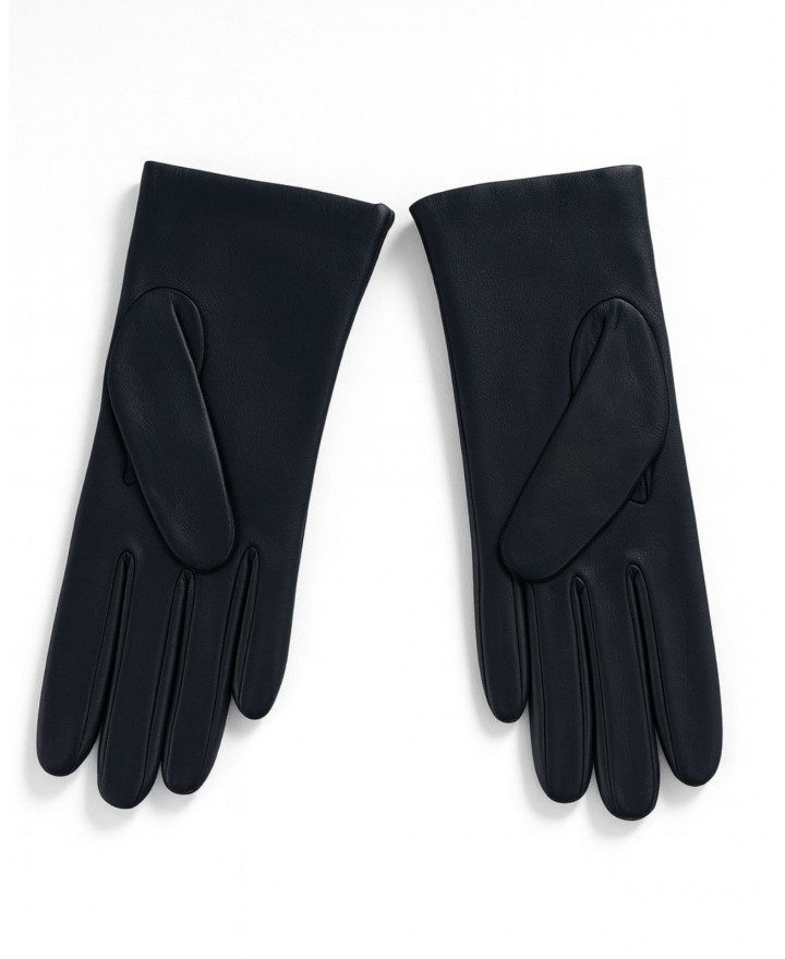 Alpo - Guanti Pelle Blu Donna NAPPA 2CH BLU I24