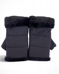 Alpo - Manicotto Nylon Pelliccia Blu Donna MANICOTTO N BLU I25