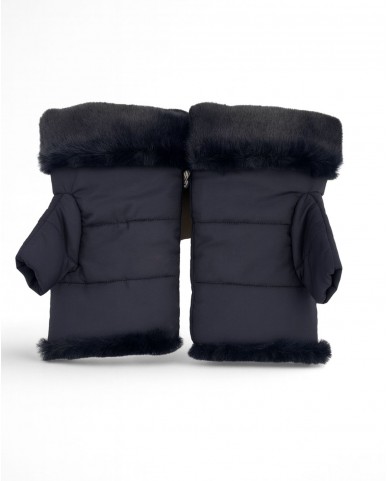 Alpo - Manicotto Nylon Pelliccia Blu Donna MANICOTTO N BLU I25