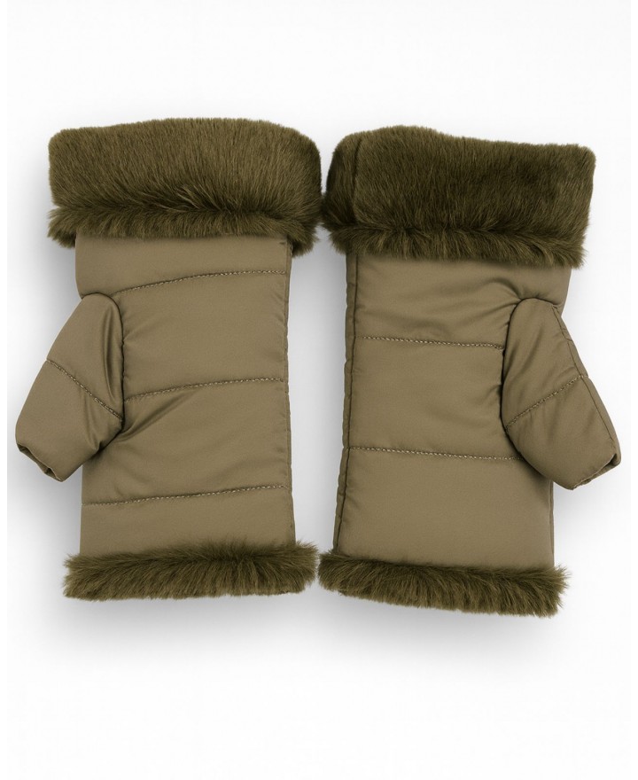 Alpo - Manicotto Nylon Pelliccia Militare Donna MANICOTTO N KAKI I25