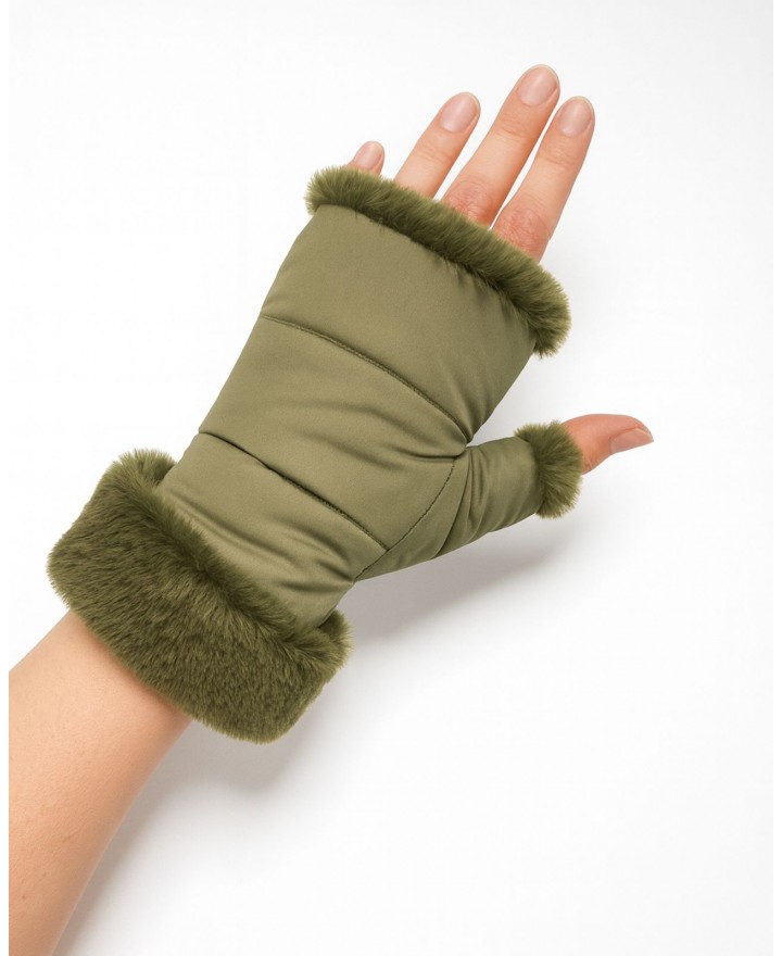 Alpo - Manicotto Nylon Pelliccia Militare Donna MANICOTTO N KAKI I25