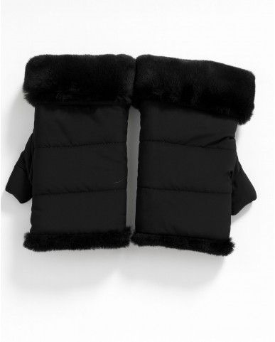 Alpo - Manicotto Nylon Pelliccia Nero Donna MANICOTTO N NERO I25