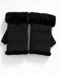 Alpo - Manicotto Nylon Pelliccia Nero Donna MANICOTTO N NERO I25