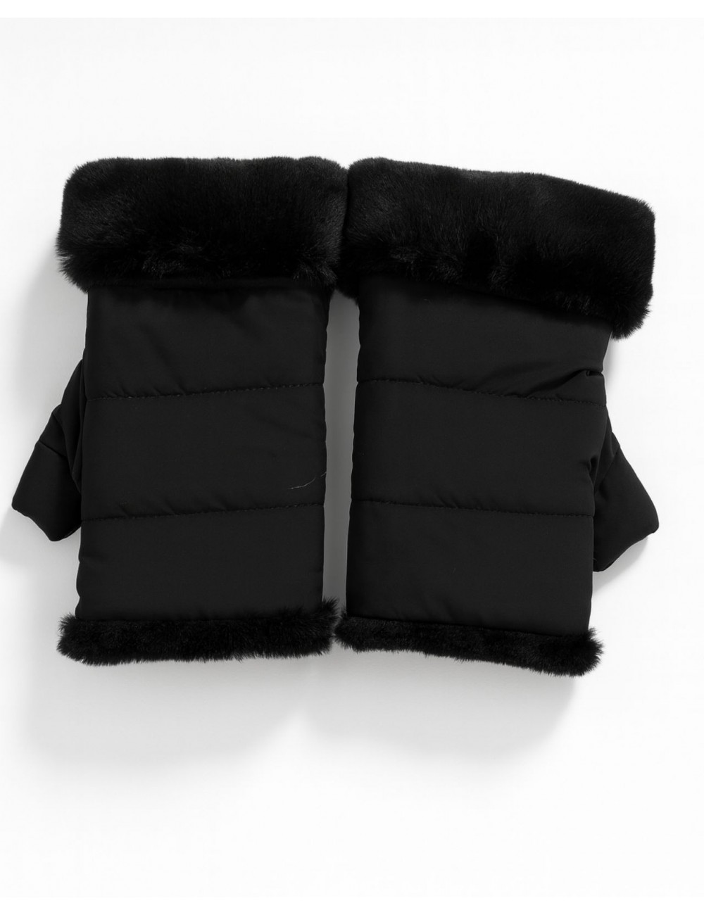 Alpo - Manicotto Nylon Pelliccia Nero Donna MANICOTTO N NERO I25