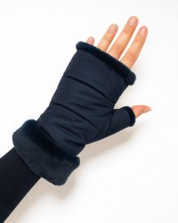 Alpo - Manicotto Nylon Pelliccia Blu Donna MANICOTTO N BLU I25