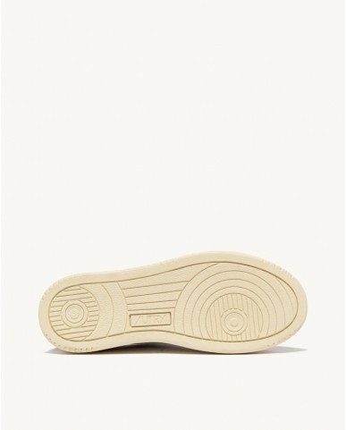 Autry - Scarpa Medalist Pelle/Suede Bianca/Argento Donna AULW LS74 CON