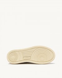 Autry - Scarpa Medalist Pelle/Suede Bianca/Argento Donna AULW LS74 CON