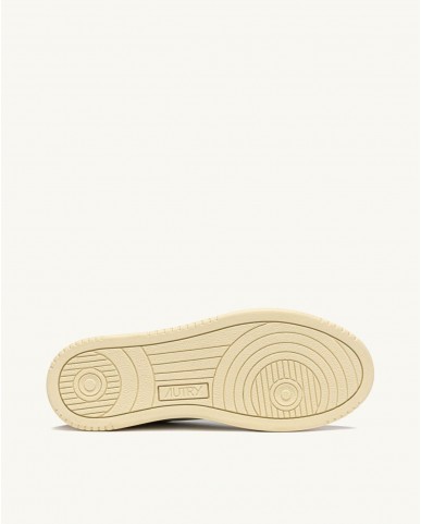 Autry - Scarpa Medalist Pelle Morbida/Suede Bianca/Rosa Antico Donna AULW FT04 CON