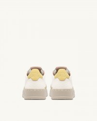 Autry - Scarpa Medalist Pelle Martellata Avorio/Gialla Donna AULW NE14 CON