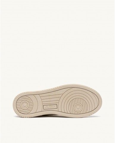 Autry - Scarpa Medalist Pelle Martellata Avorio/Gialla Donna AULW NE14 CON