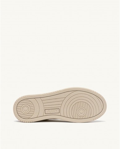 Autry - Scarpa Medalist Pelle Martellata Avorio/Oro Donna AULW NE15 CON
