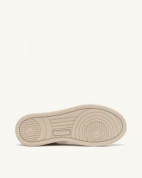 Autry - Scarpa Medalist Pelle Martellata Avorio/Oro Donna AULW NE15 CON