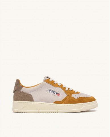 Autry - Men's Medalist Suede Brown/Ochre Shoe AULM TS24 CON