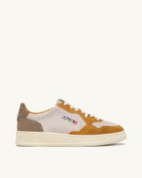 Autry - Scarpa Medalist Suede Marrone/Ocra Uomo AULM TS24 CON