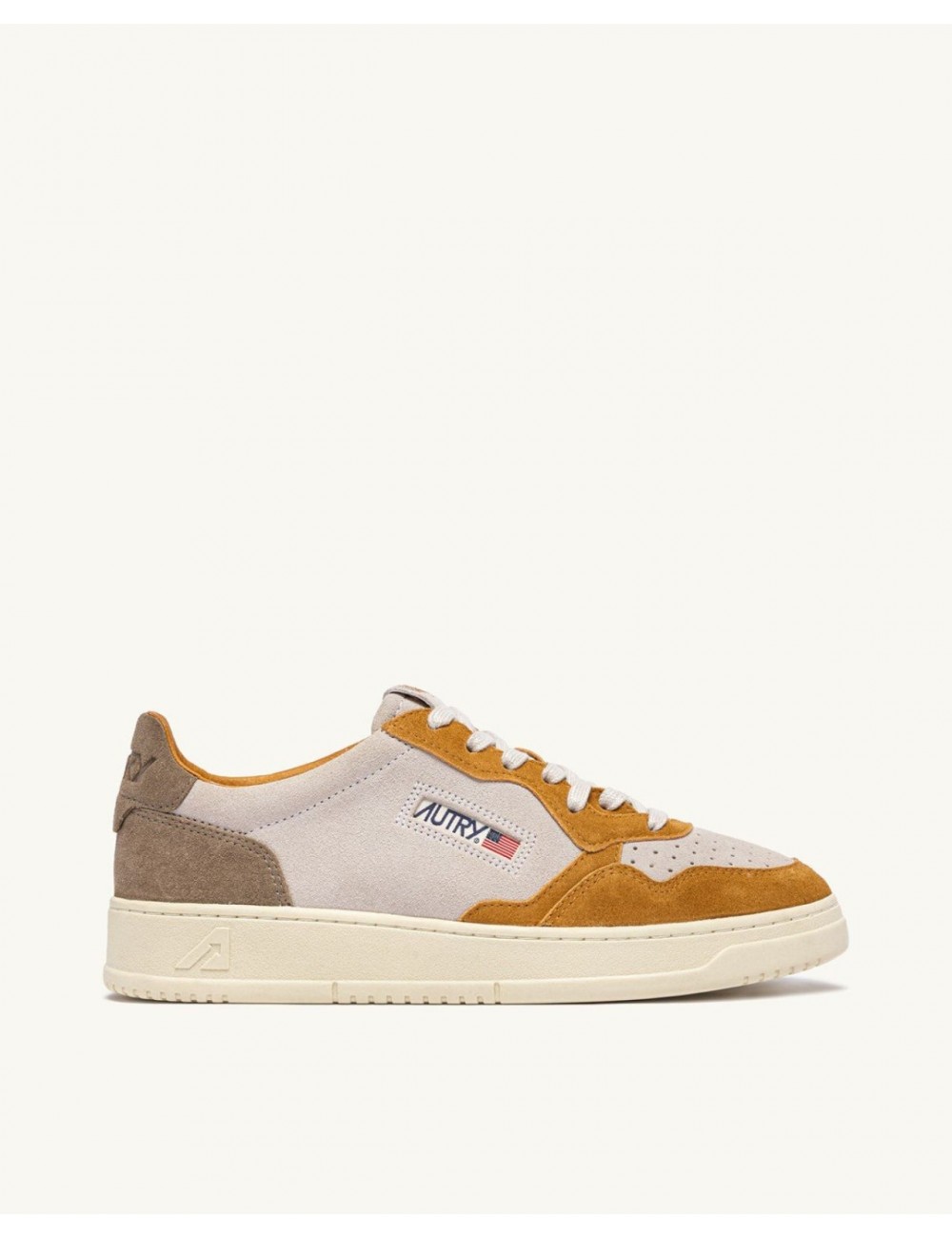 Autry - Men's Medalist Suede Brown/Ochre Shoe AULM TS24 CON
