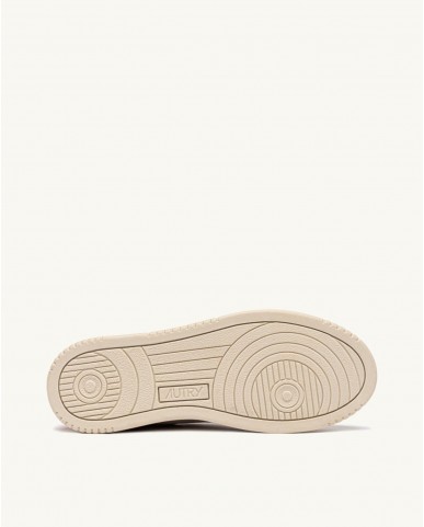 Autry - Scarpa Medalist Suede Beige/Rossa Donna AULW TS25 CON