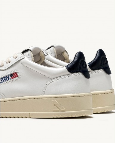 Autry - Scarpa Medalist Pelle Bianca/Blu Uomo AULM LL12 CON