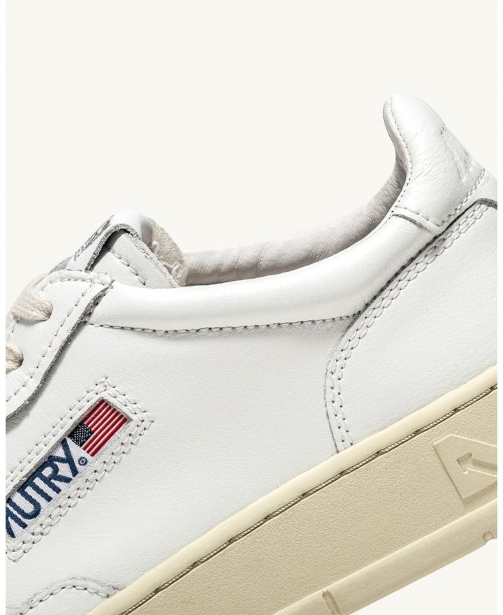 Autry - Scarpa Medalist Pelle Bianca Donna AULW LL15 CON