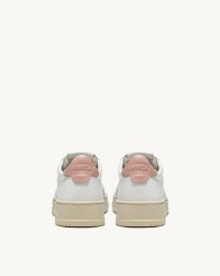 Autry - Scarpa Medalist Pelle Bianca/Rosa Cipria Donna AULW LL16 CON