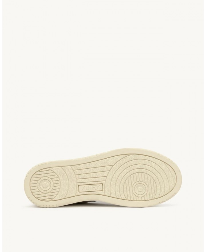 Autry - Scarpa Medalist Pelle Bianca/Pesca Donna AULW LL78 CON