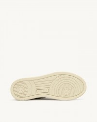 Autry - Scarpa Medalist Pelle Bianca/Pesca Donna AULW LL78 CON