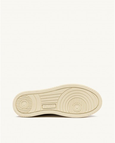 Autry - Scarpa Medalist Pelle/Suede Bianca/Pesca Donna AULW LS78 CON