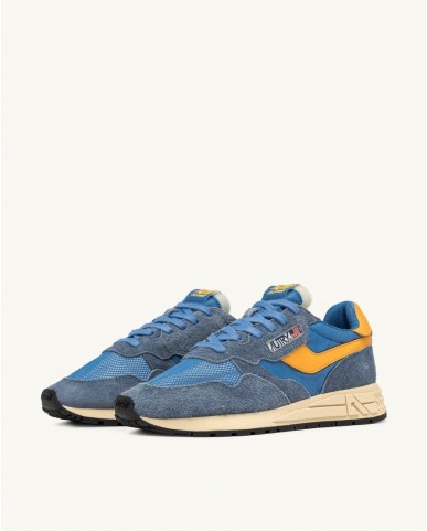 Autry - Scarpa Reelwind Nylon/Suede Bluette Uomo WWLM UT02 CON
