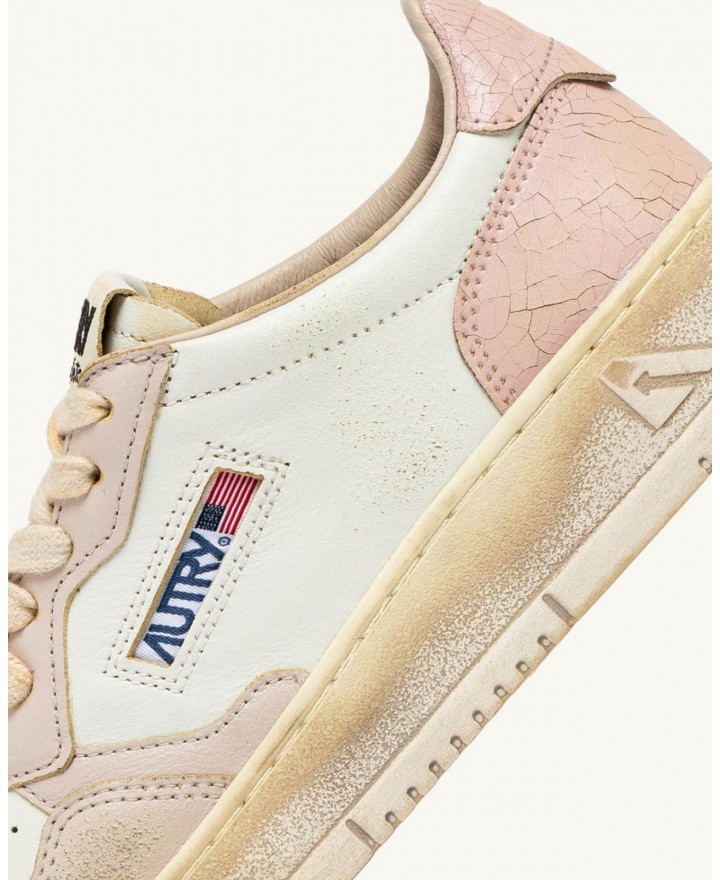 Autry - Scarpa Medalist Supervintage Pelle Rosa Donna AVLW SV45 CON