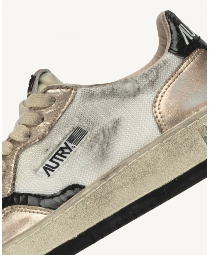 Autry - Scarpa Medalist Supervintage Mesh Oro Donna AVLW MS09 CON
