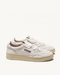 Autry - Women's Medalist Leather Capretto Shoe White AULW GG04 CON