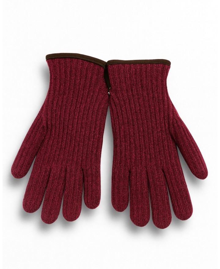 Alpo - Guanto Lana Cashmere Bordeaux Donna 732/K/D RUBINO I24