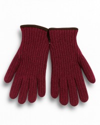 Alpo - Guanto Lana Cashmere Bordeaux Donna 732/K/D RUBINO I24