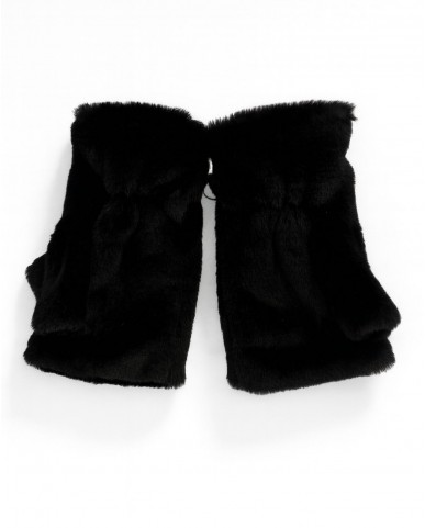 Alpo - Manicotto Eco Pelo Nero Donna MANICOTTO E NERO I25