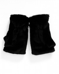 Alpo - Manicotto Eco Pelo Nero Donna MANICOTTO E NERO I25