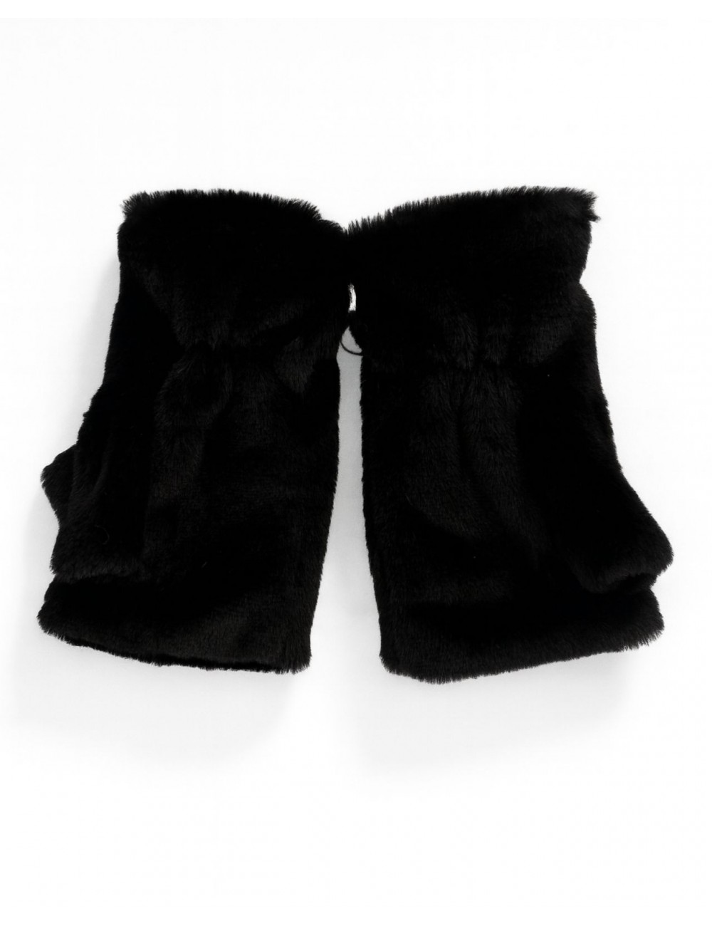 Alpo - Manicotto Eco Pelo Nero Donna MANICOTTO E NERO I25