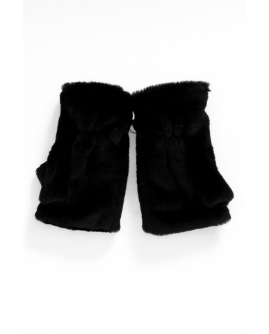 Alpo - Manicotto Eco Pelo Nero Donna MANICOTTO E NERO I25