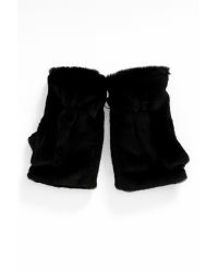 Alpo - Manicotto Eco Pelo Nero Donna MANICOTTO E NERO I25