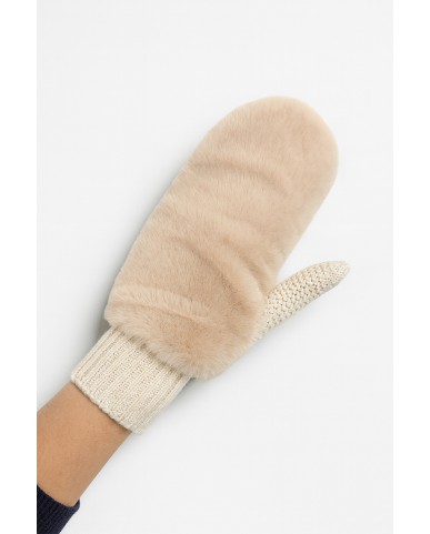 Alpo - Muffola Lana Eco Pelo Panna Donna 888MC PANNA I25