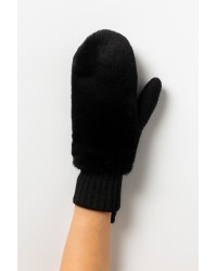 Alpo - Muffola Lana Eco Pelo Nera Donna 888MC NERO I25