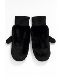 Alpo - Muffola Lana Eco Pelo Nera Donna 888MC NERO I25