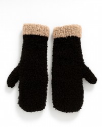 Alpo - Muffola Lana Bouclè Nera Donna M406 NERO I25