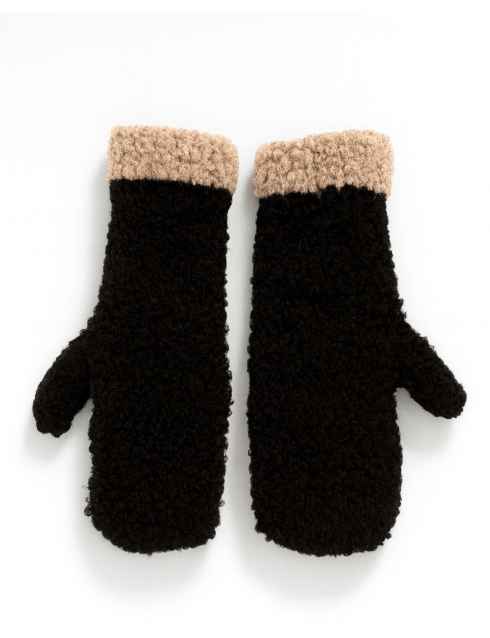 Alpo - Muffola Lana Bouclè Nera Donna M406 NERO I25