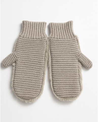 Alpo - Muffola Lana Eco Pelo Grigia Donna 888MC GRIGIO I25