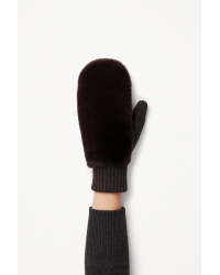 Alpo - Muffola Lana Eco Pelo Marrone Donna 888MC MARRONE I25