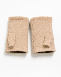 Alpo - Manicotto Eco Teddy Beige Donna 5505 BEIGE I25