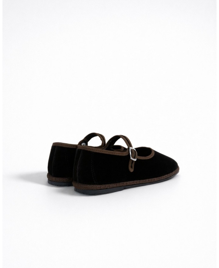 Fratta - Friulane Laccio Velluto Marrone Donna 000203 MARRONE CON