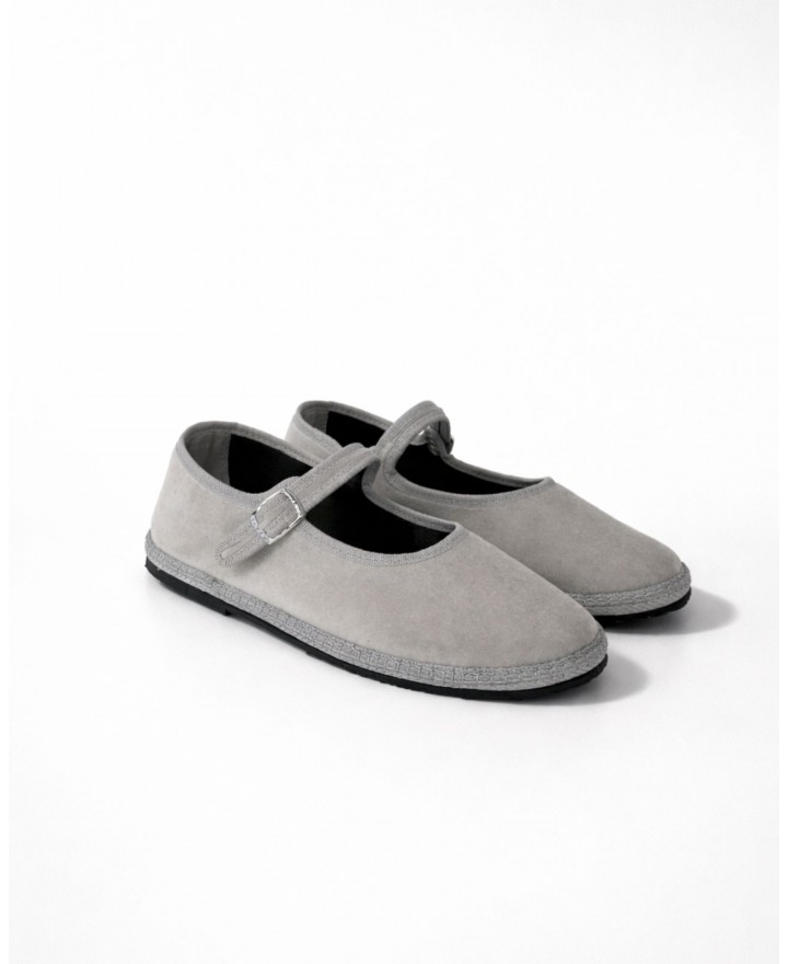 Fratta - Friulane Laccio Velluto Grigio Donna 000203 GRIGIO CHIARO CON