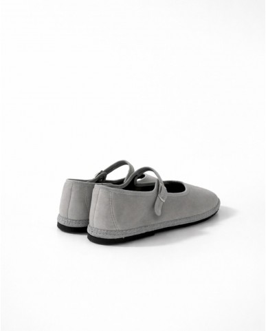 Fratta - Friulane Laccio Velluto Grigio Donna 000203 GRIGIO CHIARO CON