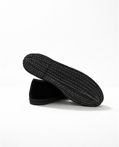 Fratta - Friulane Laccio Velluto Nero Donna 000203 NERO CON