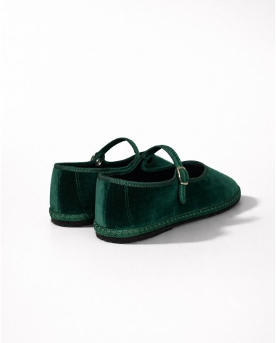 Fratta - Friulane Laccio Velluto Verde Donna 000203 VERDE CON